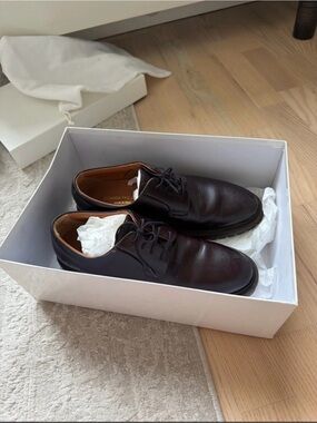 Common Projects Men’s Dark Brown Leather Derby Shoes